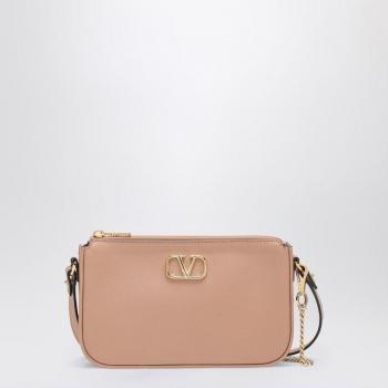 Valentino Garavani Women's Cinnamon Rose Leather Vlogo Signature Mini Bag in Pink | 5W2P0AA9MIM