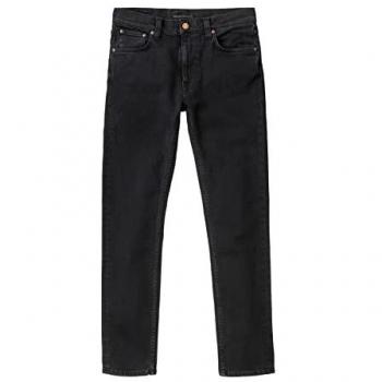 Nudie Jeans Slim Fit Lean Dean Black Denim Pants 34/L34