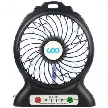 Ventilador de mesa , COO mini ventilador USB ventilador Portátil ideal para oficina , mesa y coche.