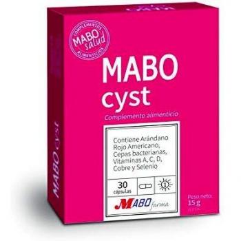 MABO Cyst 30 cap (1 mes) - Protección Contra Infecciones Urinarias Arándano Rojo Probióticos Cepas Bacterianas Vitaminas A C D Cobre Selenio