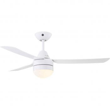 Ventilador de techo con luz Megara blanco Ø 122 cm silencioso