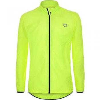 Briko Fresh Packable Jacket Chaqueta Cortavientos Ciclismo, Hombre, Green Lime, L