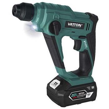 Taladro SDS Perforador Vatton 20V con 1 Batería de 4.0Ah
