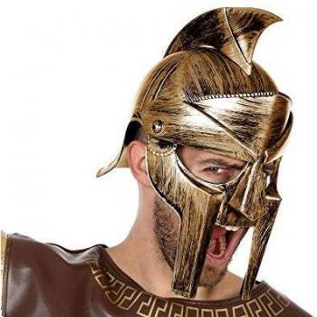 Atosa-58329 Casco Gladiador Romano, Color Dorado