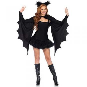 Leg Avenue Cozy Bat Murciélago para disfraz de mujer negro Talla única