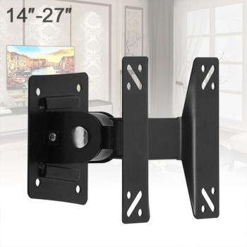 Soporte de pared ajustable Universal F01 para TV de 10KG, rotación de 180 grados, compatible con pantallas LCD y LED de 14 a 27 pulgadas