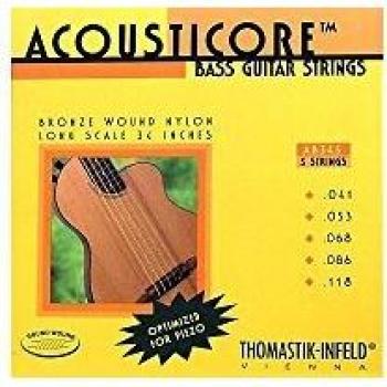Thomastik string set for Acoustic Bass Phosphor Bronze with nylon core set AB345 5-string