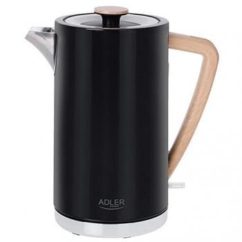Hervidor eléctrico Adler AD 1347b Negro Madera 2200 W 1850 W 1,7 L