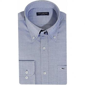 Paul & Shark Men's Blue Casual Shirt Size 41 XL Striped C0P3000