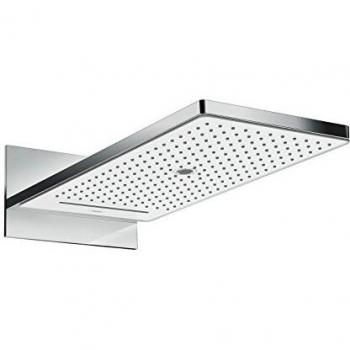 Hansgrohe 24001400 Rainmaker Select 580 ducha mural, 3 tipos de chorro, blanco/cromo