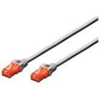 Cable de Red de Alta Velocidad Cat6 UTP de 3 metros - Gris