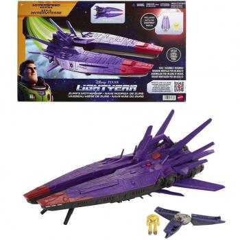 Disney Pixar Lightyear Hyperspeed Zurg Mothership Toy with Action Figure