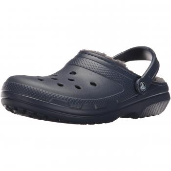 Women's Crocs Classic Lined Clog Navy - Size: W7/M5 (Unisex)