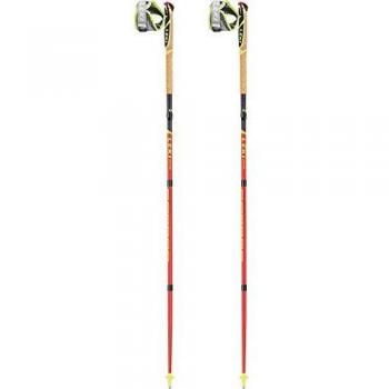 LEKI Bastones de Trailrunning Unisex para Adultos, Color Rojo, Gris Oscuro, Blanco, Amarillo neón, 115