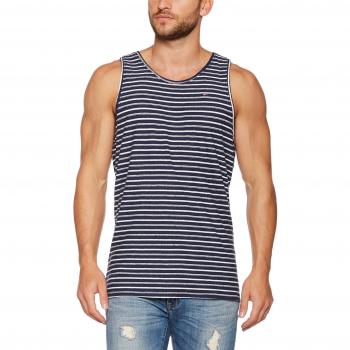 Hilfiger Denim Thdm Stripe Tank 41, Camiseta sin Mangas para Hombre, Azul