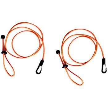 MagiDeal 2 Piezas Cuerda Elástica para Remos de Kayak 1,2 m - naranja