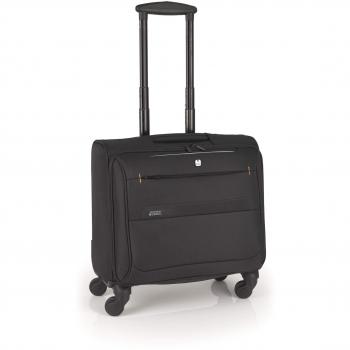 GABOL MALETIN 15,6 Bolso de Trabajo con Ruedas, Adultos Unisex, Negro
