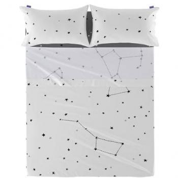 Sábana Constellation Multicolor 100% Algodón 150 TC 260x270 cm (Cama 180/200) Fabricada en España