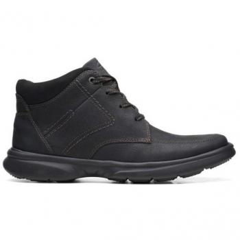 Botín Plano de Hombre Clarks Bradley Mid Negro 41.5