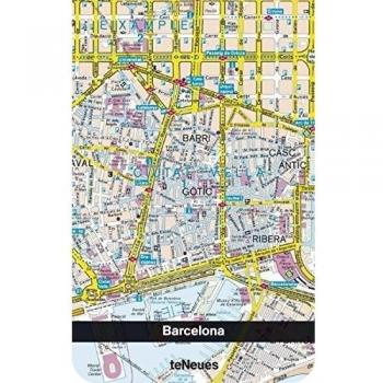 Libreta Apaisada: Mapa de Barcelona ciudad