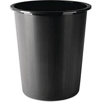 PAPELERA PLÁSTICO FAIBO NEGRA 30502