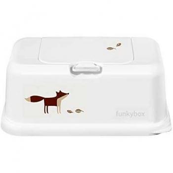 Caja dispensadora de toallitas Funky Fox Blanca