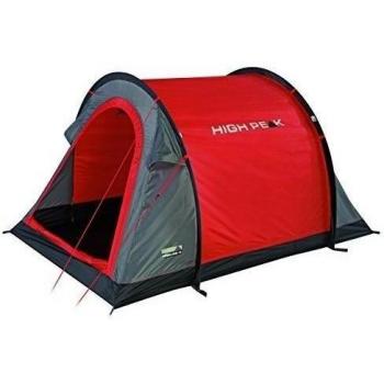 High Peak Stella 2 - Tienda de campaña instantánea, Color Rojo, Talla Standard
