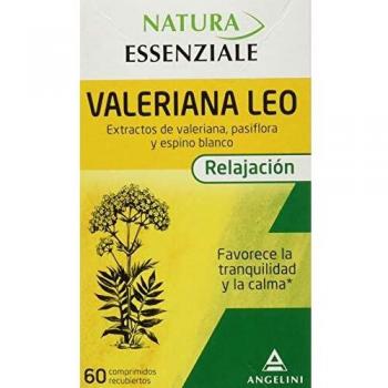 NATURA ESSENZIALE Valeriana Leo - 60 comprimidos - Favorece la tranquilidad y la calma - Complemento alimenticio con extractos de valeriana, pasiflora y espino blanco. A partir de 12 años.