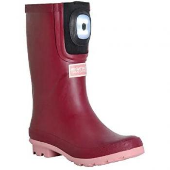Regatta Fairweather Shine Kids Waterproof Wellies - Pink/Red, Size UK 9