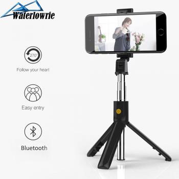 Trípode Selfie con Bluetooth y Monopié para Móviles iPhone 7, 8, X, XR, XS, XI, Huawei P30, Xiaomi y Samsung