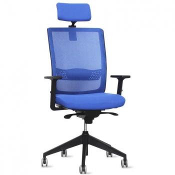 Silla Ergonómica Lucy Malla Azul Eléctrico
