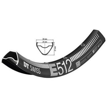 Dt swiss uni 2040012800llanta negro 65mm