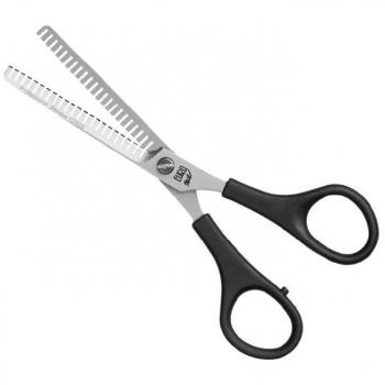 Tijeras entresacar Eurostil 6 con mango plástico, 22 dientes, modelo Ref. 02809