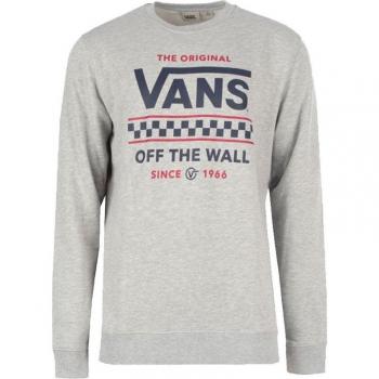 Sudadera Vans Stackton Crew Hombre Gris