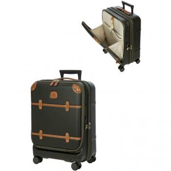 Travelite Next 4-Wheel Cabin Trolley with Front Pocket, 55 cm, Silver