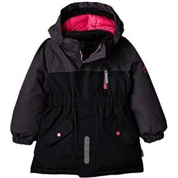 NAME IT Freeze Kids Jacket Fo 315-Chaqueta Niñas,  
 negro 10 años