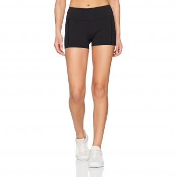 Reebok Lux Bootie Short Pantalón Corto, Mujer, Negro
