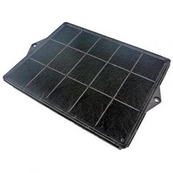 Filtro de carbón rectangular tipo 160 (DKF41) para campana extractora 290x229x40 mm, compatible con Whirlpool y otras marcas
