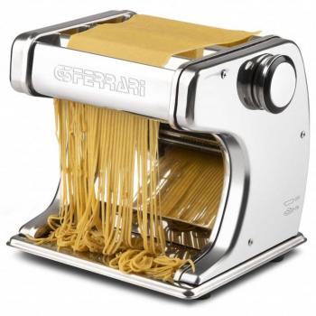 Máquina de Pasta Eléctrica G3 Ferrari G20125, 70W, Acero Inoxidable, 18 cm Rulos, 7 Niveles de Espesor, 3 Formatos de Pasta