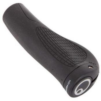 Puños Ergon GP1 Neo Negro - L, tipo de producto: puños para bicicleta, características: diseño ergonómico, material de goma suave, soporte para la palma, tamaño grande (L), color negro