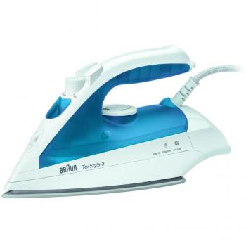 Braun Hogar TS340 Plancha, 2000 W, 0.28 litros, Blanco y Azul
