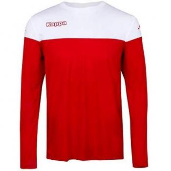 Kappa MARETO LS Camiseta de equipación, Niños, Negro/Blanco, 14Y