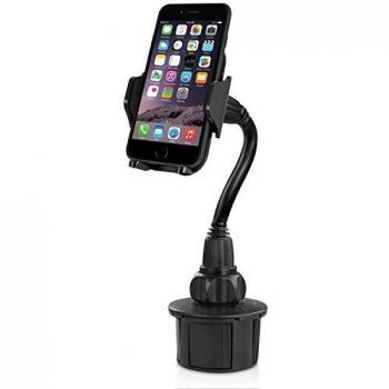 Soporte para teléfono móvil Macally mCup XL para coche - Negro