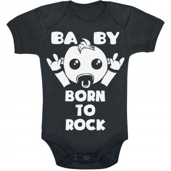Baby born to rock cuerpo negro negro negro talla86