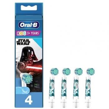 Oral-B Cabezal de repuesto para cepillo de dientes Kids Star Wars, paquete de 4