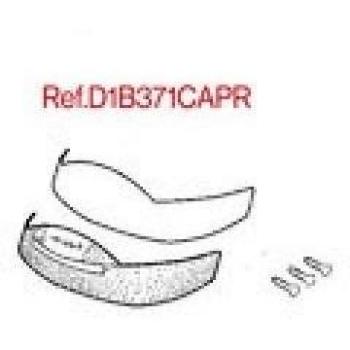 Shad D1B371CAPR Recambio Catadióptrico para Baúl Sh37, Rojo