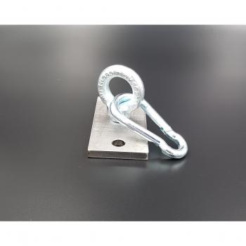 Saco de boxeo Soporte de mantas & soporte de acero inoxidable con mosquetón, hasta 180 kg