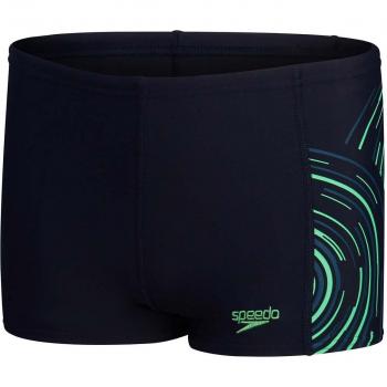 Bañador de natación para niños Speedo Plastisol Placement Aquashort Marino (13-14)