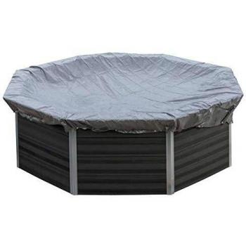 Cubierta de Invierno para Piscinas Cuadradas Gre Cvkpcor28, dimensiones 326x326 cm, fabricada con material resistente y duradero, diseñada para proteger la piscina durante el invierno
