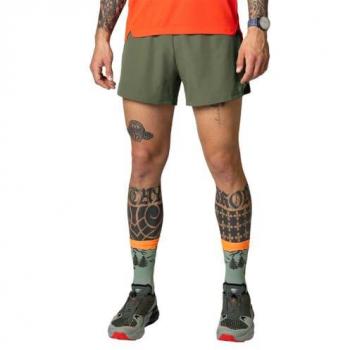Pantalones Cortos Dynafit Sky para Hombre - Talla XL - Naranja y Verde Oliva
